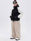 Women's Freestyle Mountain Camo Snow Suit – Bomber Jacket & Baggy Pants Set