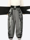 Men's Wild Motion Reflective Colorblock Extra Baggy Snow Pants