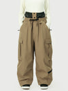 Women's Techline Workwear-Inspired Utility Cargo Snow Pants – Baggy Freestyle Fit