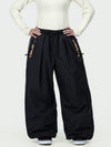 Women's Hyper Flux Side Zip Graffiti Panel Extra Baggy Freestyle Snow Pants
