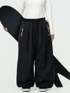 Women's Hyper Flux Side Zip Graffiti Panel Extra Baggy Freestyle Snow Pants