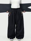 Women's Hyper Flux Side Zip Graffiti Panel Extra Baggy Freestyle Snow Pants