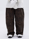 Women's Double Knee Mountain Freestyle Baggy Camo Snow Pants