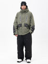 Men's Chillform Reflective Camo Snow Suit – Glow Trail Jacket with Baggy Snow Pants Set