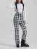 Women's Gsou Snow Elegant Stretch Flare Ski Bibs Pants