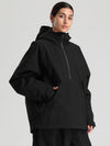 Women's Gsou Snow Durable Urban Vibe Pullover Anorak Snowboard Jacket