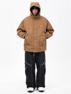 Men's Night Skiing Chill Reflective Snow Suit – Mountain Jacket & Streetstorm Baggy Pants Set