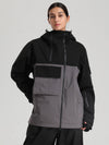 Women's Gsou Snow Terrain Flow FlexZip Hybrid Cargo Snowboard Jacket