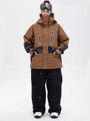 Women's Chillform Reflective Camo Snow Suit – Glow Trail Jacket with Baggy Snow Pants Set