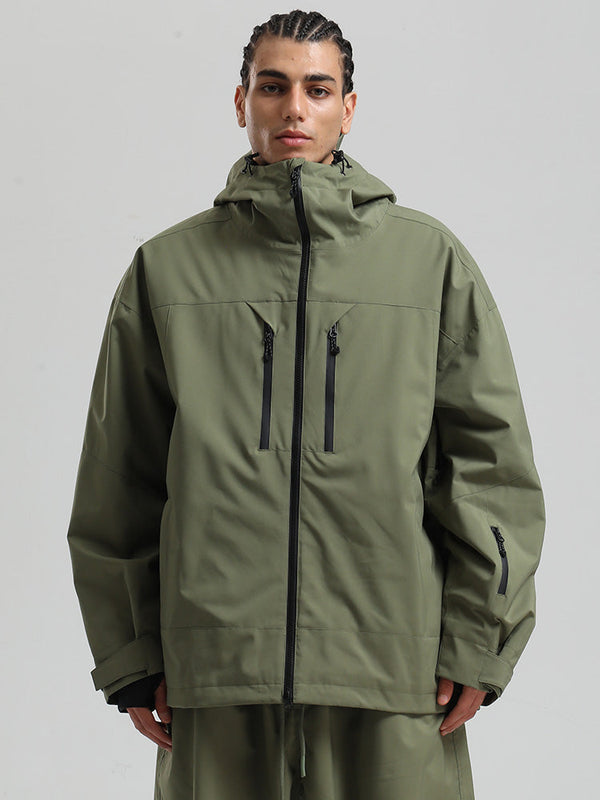 Men's Gsou Snow Durable Mountain Pro Insulated Wind Armor Snow Jacket