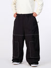 Men's Nightline Park Rider Reflective Trim Cargo Pockets Baggy Snow Pants