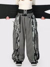 Women's Wild Motion Reflective Colorblock Extra Baggy Snow Pants
