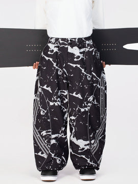 Men's Nightline Park Rider Reflective Curve Baggy Snow Pants
