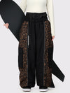 Women's Wild Motion Reflective Colorblock Extra Baggy Snow Pants