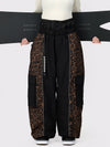 Women's Wild Motion Reflective Colorblock Extra Baggy Snow Pants