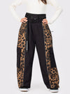 Women's Wild Motion Reflective Colorblock Extra Baggy Snow Pants