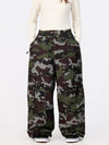 Women's Nightline Park Rider Reflective Trim Cargo Pockets Baggy Snow Pants
