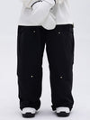 Women's Double Knee Mountain Freestyle Baggy Camo Snow Pants