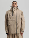 Men's Gsou Snow Terrain Flow FlexZip Hybrid Cargo Snowboard Jacket