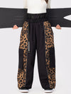 Women's Wild Motion Reflective Colorblock Extra Baggy Snow Pants