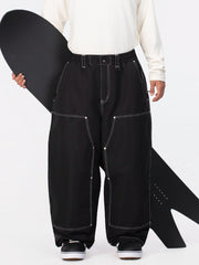 Men's UrbanCraft Utility Freeride Baggy Snowboard Pants with Reinforced Panels