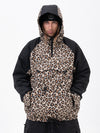 Men's Mountain Freestyle Cargo Pocket Bomber Camo Snowboard Jacket