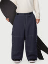 Men's Wild Soul Crew Utility Cargo Snow Pants – Heavy Stitch Baggy Fit
