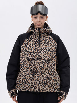 Women's Mountain Freestyle Cargo Pocket Bomber Camo Snowboard Jacket