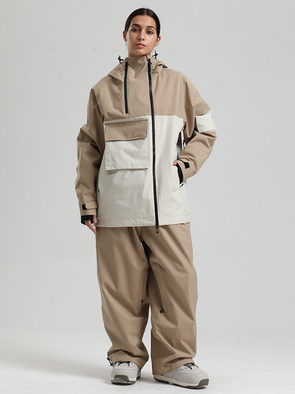 Women's Gsou Snow Terrain Flow FlexZip Hybrid Cargo Snowboard Suits