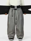 Men's Urban Vibe Workwear-Inspired Rivet-Trim Wide Fit OG Baggy Snow Pants