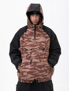 Men's Mountain Freestyle Cargo Pocket Pullover Bomber Snowboard Jacket