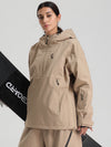 Women's Gsou Snow Durable Mountain Vibe Pullover Anorak Baggy Snow Jacket