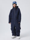 Women's Searipe Mountain Freerider One Piece Ski Suits Full Body Baggy Snowsuits