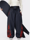 Women's Hyper Flux Color Graffiti Panel Reflective Line Jogger Baggy Snow Pants