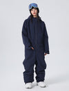 Women's Searipe Mountain Freerider One Piece Ski Suits Full Body Baggy Snowsuits
