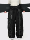 Women's Wild Motion Reflective Colorblock Extra Baggy Snow Pants