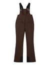 Women's Gsou Snow Elegant Stretch Flare Ski Bibs Pants