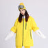 Cosone Women's Winter Forward Zipper Colorblock Windbreaker Snow Jacket