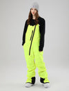 Men's Searipe Oblique Zipper Winter Crew Snow Pants Ski Bibs