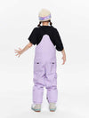 Girls High Experience Colorful Childhood Ski Pants Snow Bibs