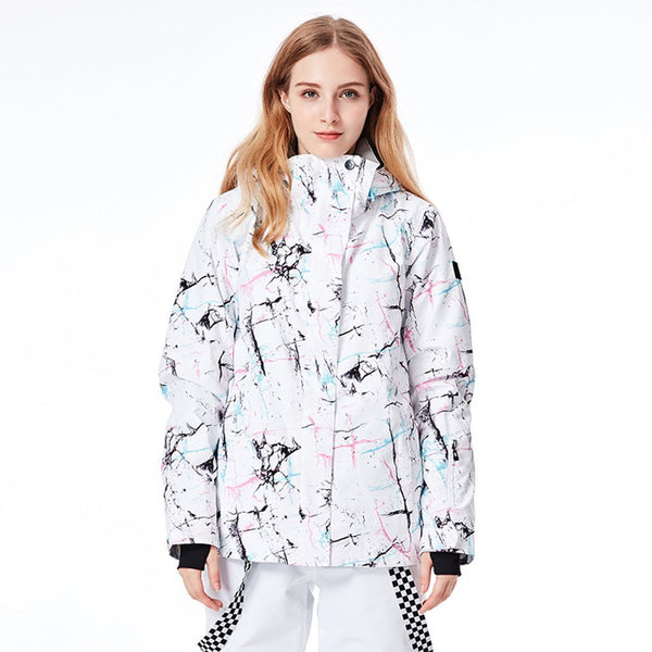 Women's SMN 5k Colorful Metropolis Ski Jacket - snowverb